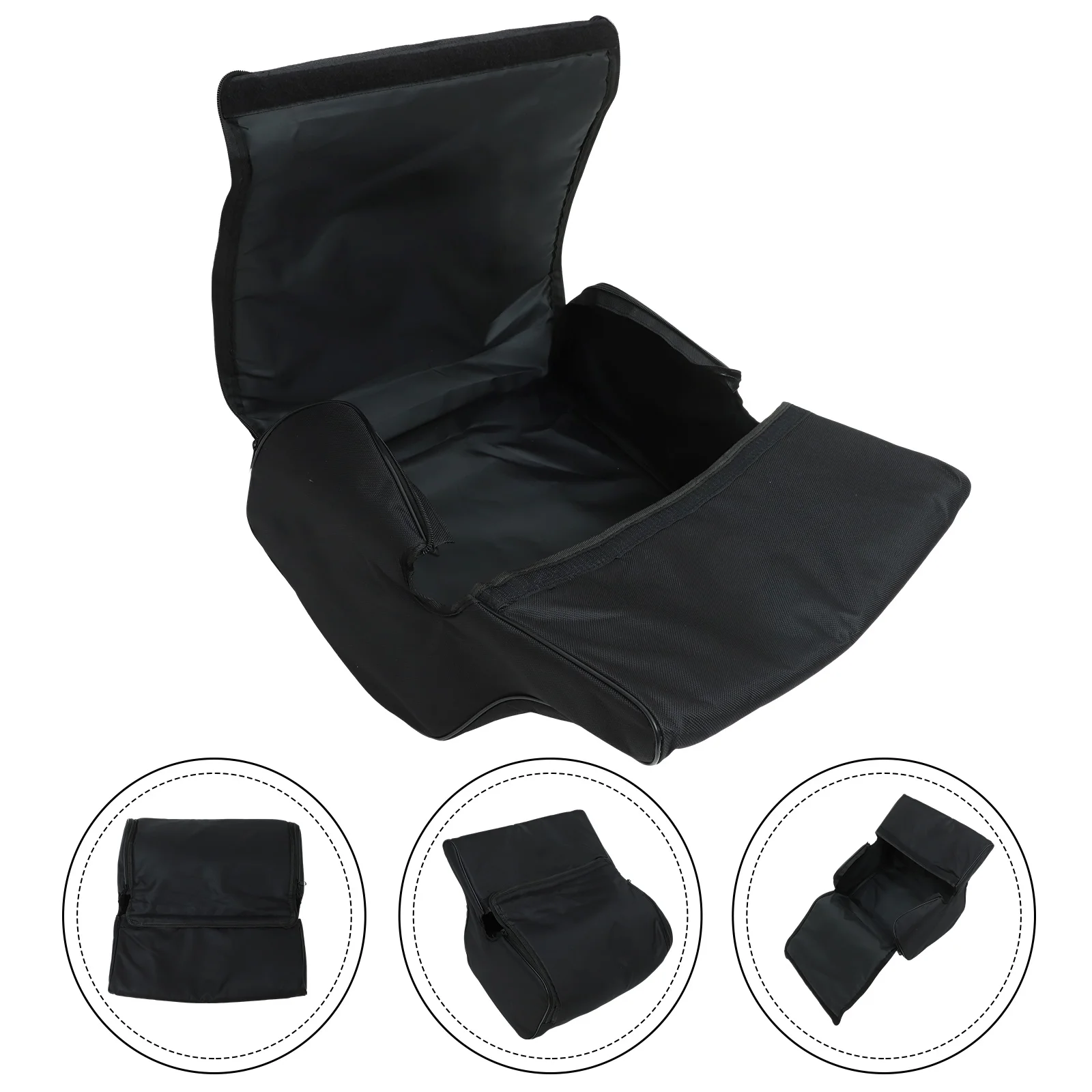 

Adjustable Accordion Backpack Storage Bag Black Oxford Cloth Practical Carrying Case For Church Concert School Use Accordion