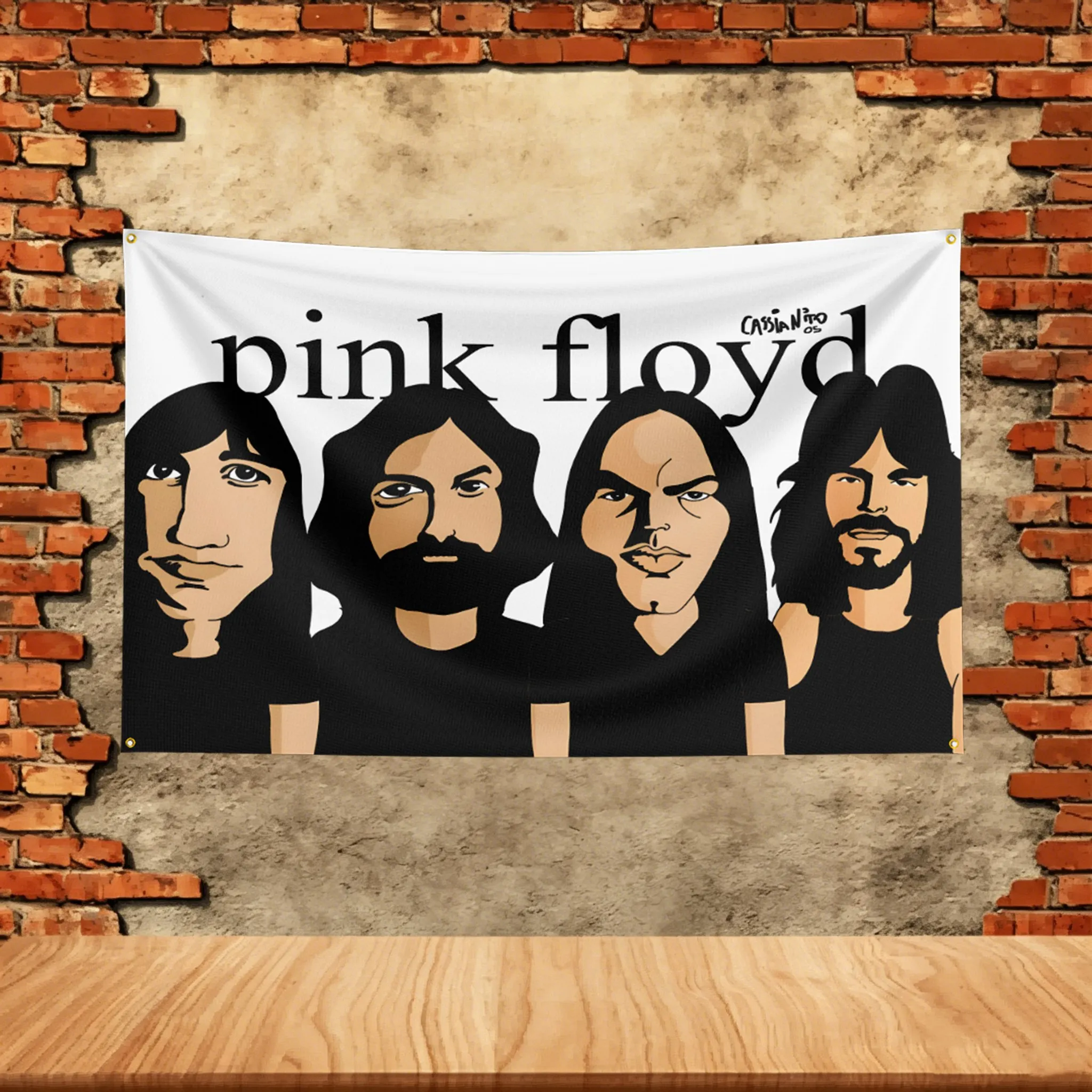 Music Band Flag 3x5ft for Pink floyd Fans Banner Custom any Image Garage Bedroom Living Room Dorm Wall Hanging Decor Tapestry