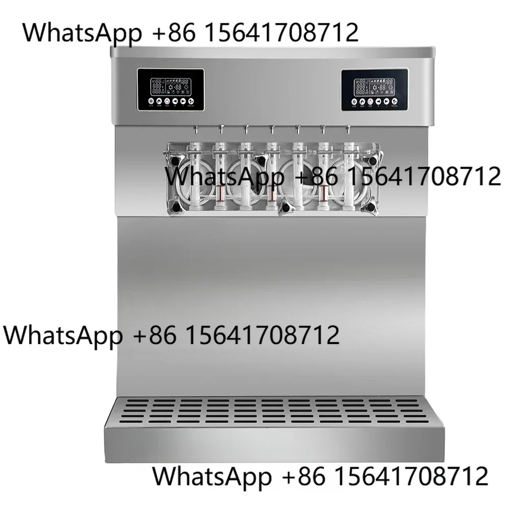 Peiqi 7 نكهات عالية الجودة آلة الآيس كريم سطح الطاولة آلة تقديم الآيس كريم الناعمة/آلة الآيس كريم acai #1