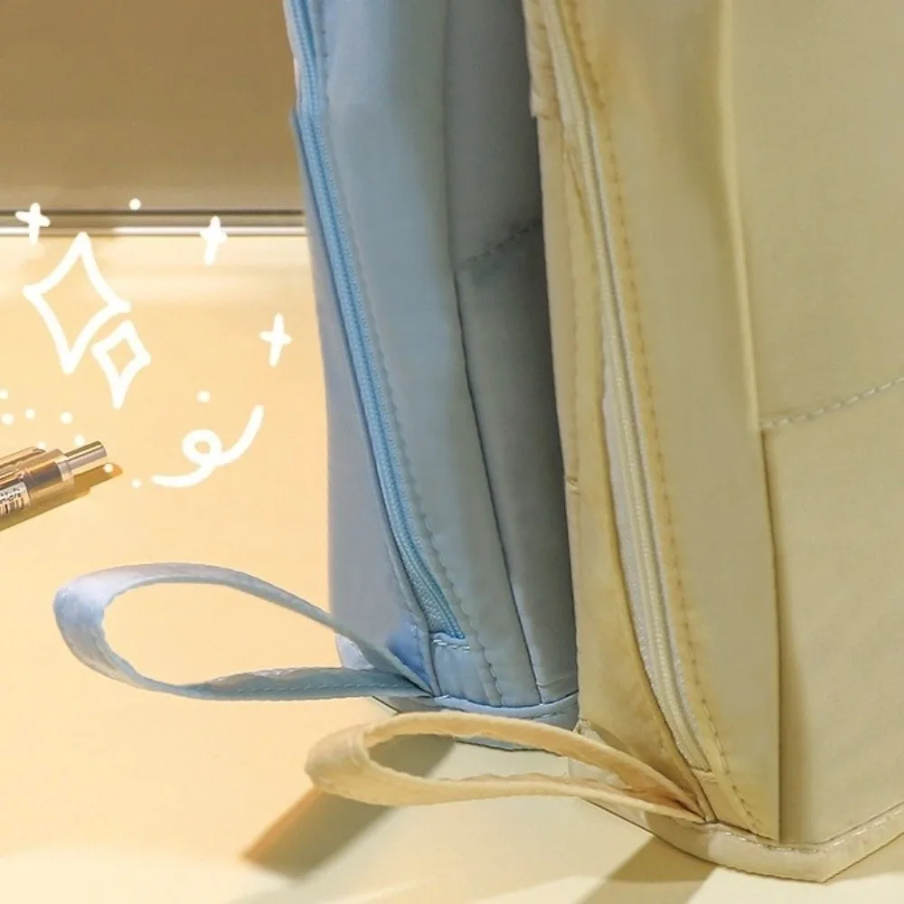 Large Capacity Folding Pencil Case Multilayer Aesthetic Stationary Holder Cosmetics Storage Zipper Pencil Box Children Gift