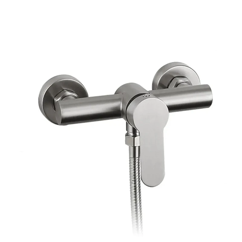 Convenient Shower Faucet Stainless Steel Shower Faucet With Built In Sealing Ring And Lifting Type Opening Mode