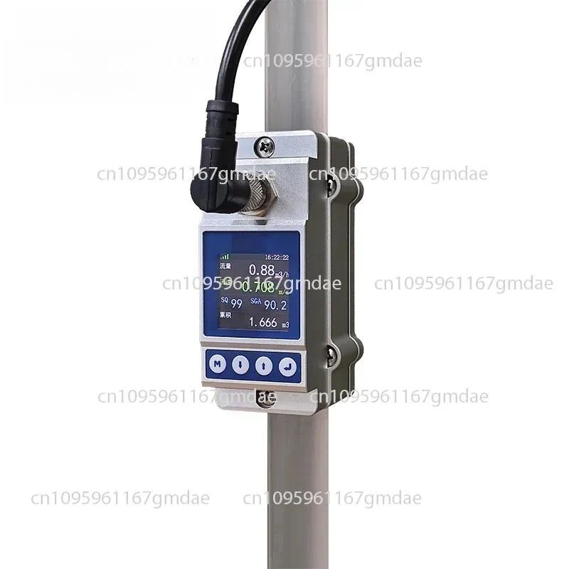 X3M external clip flowmeter ultrasonic liquid flow water non-breaking pipe non-contact tap water calorimeter