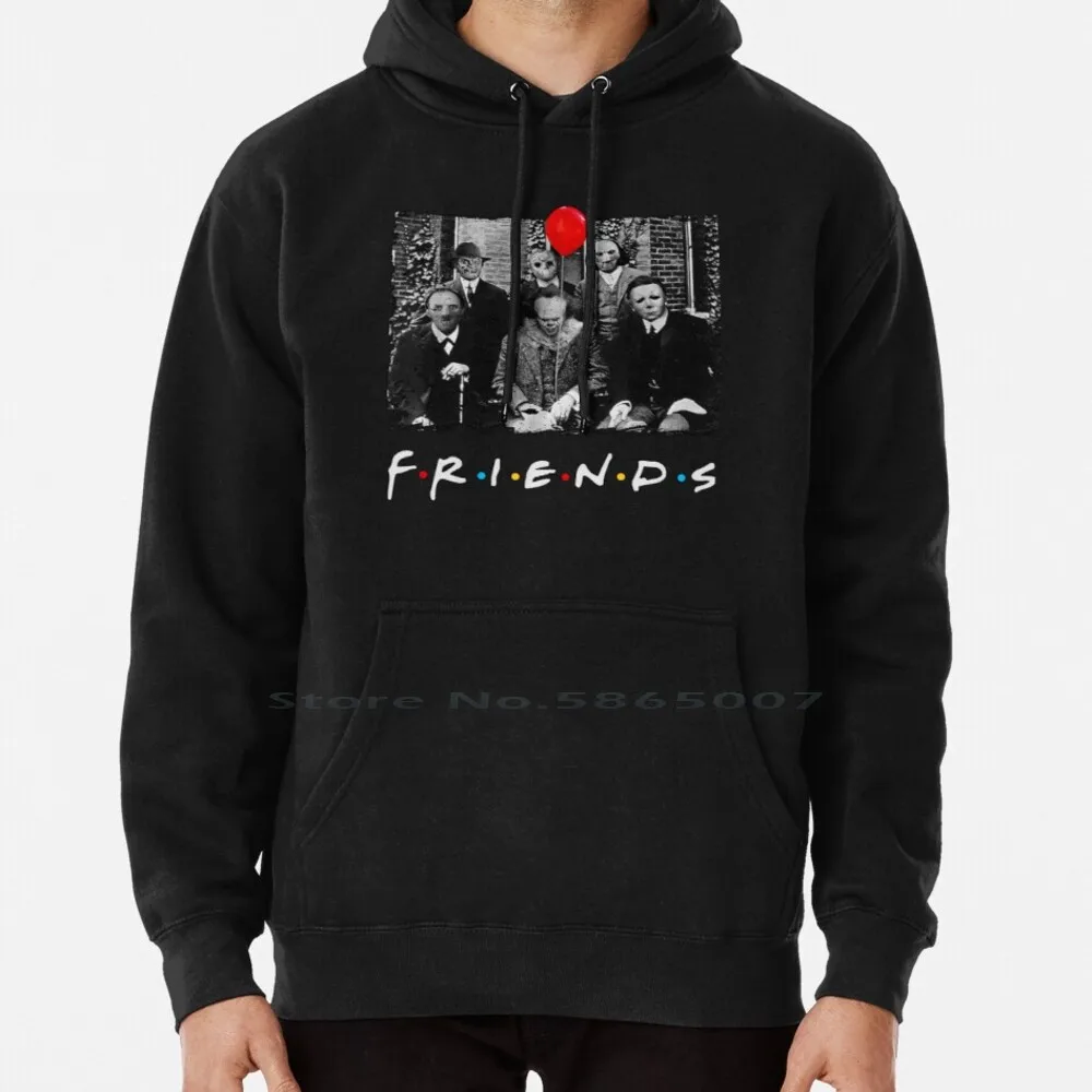 Horror Friends Hoodie Sweater 6xl Cotton Horror Films Horror Fan Horror Lover Horror Addict Horror Character Vintage Horror