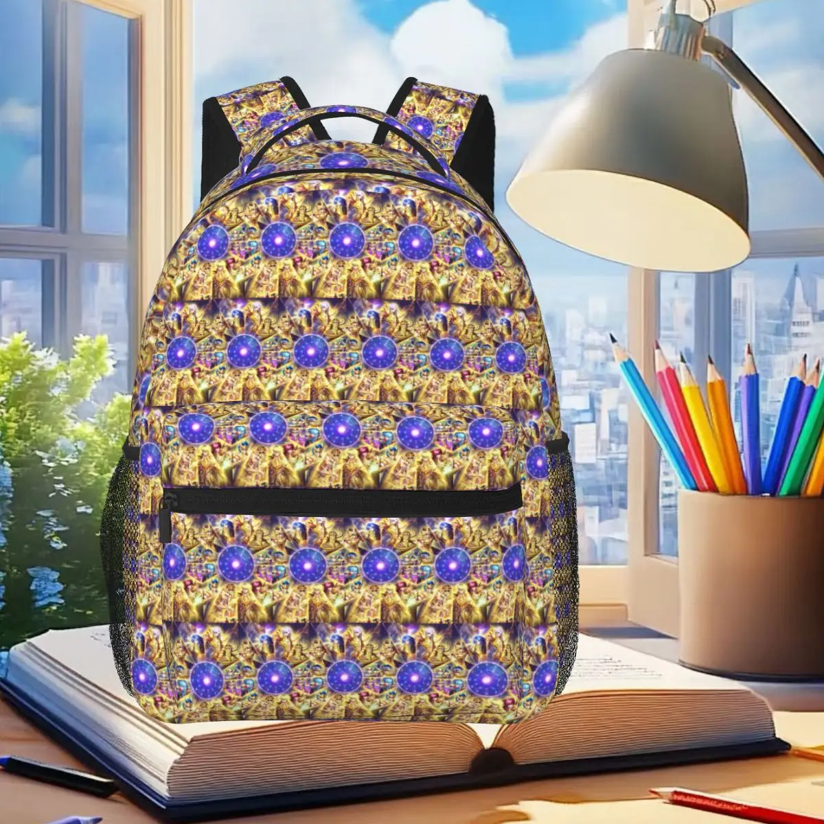 

Knights Of The Zodiac Backpack Student Boys Girls BookBag Children School Bag Laptop Shoulder Bags for Men Women