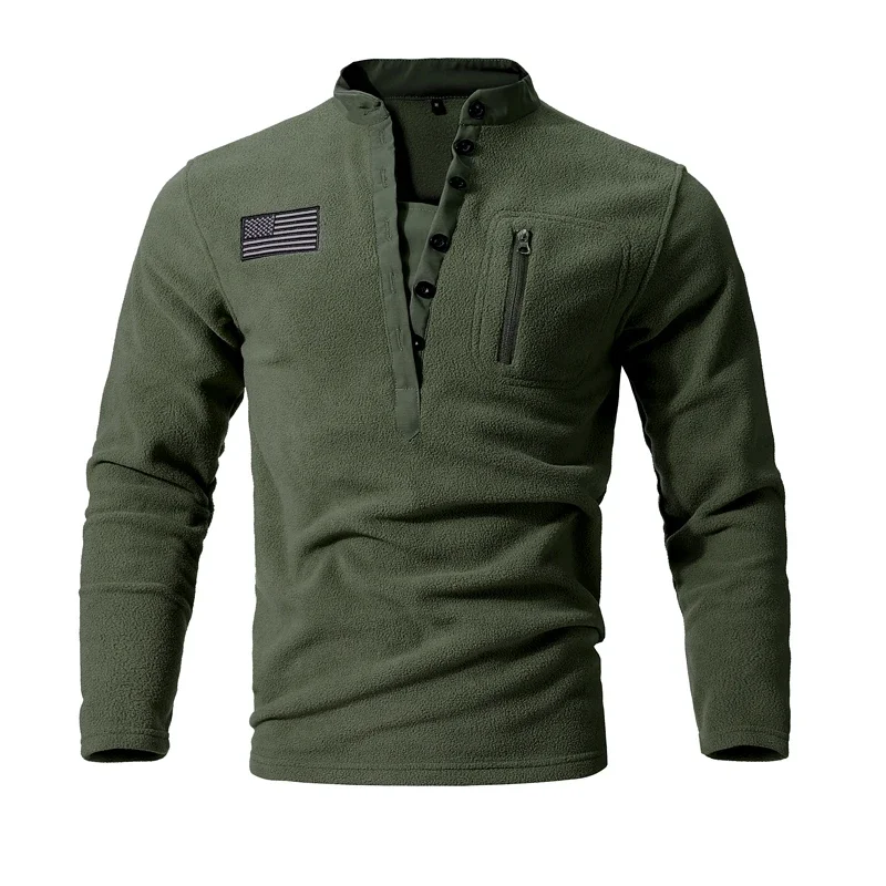 Men\'s Clothing Trainning Tactical Top 2023 NEW Long Sleeved Warm Tshirt Windproof Pullover For Men Sweatshirt