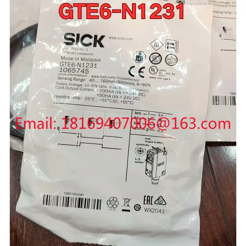 

New GTE6-N1231 sensor
