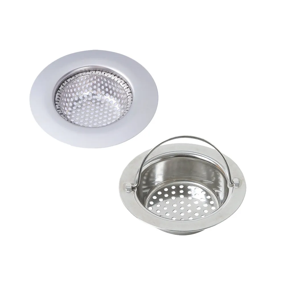 

2Pcs Heavy Duty Sink Water Plug Filter Covers for Home Kitchen Bathroom Hair Clogs No Plumber Needed Sewer Drain