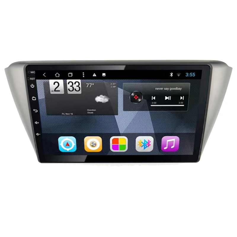 For 2014+ FABIA SKODA CRYSTAL SHARP 9 inches Radio Android Stereo Screens Machine Frame Installat Car Accesorios Bezel Frame Kit