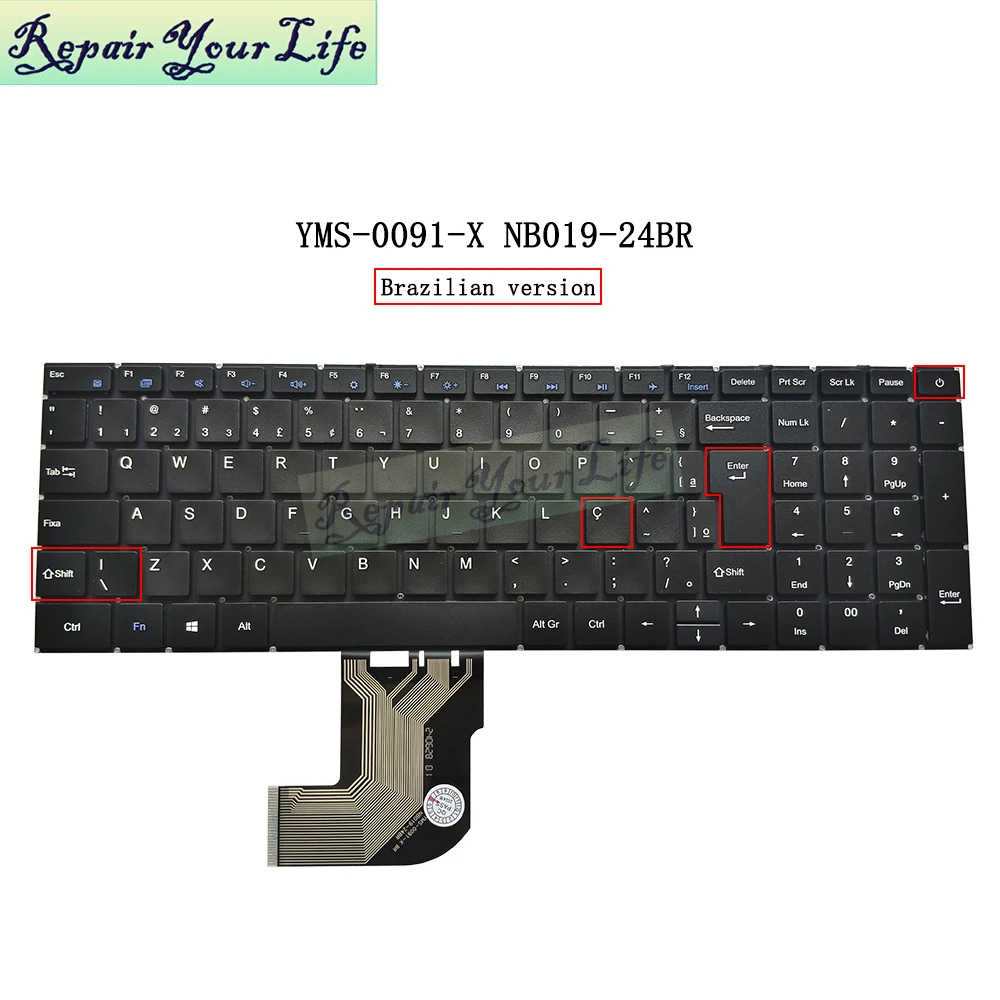 PT-BR Brazil Keyboard for Philco Pnb15-6ap34h1w10 PNB15 6AP34H1W10 Notebook Keyboards Brazilian yms-0091-x br nb019-24br New