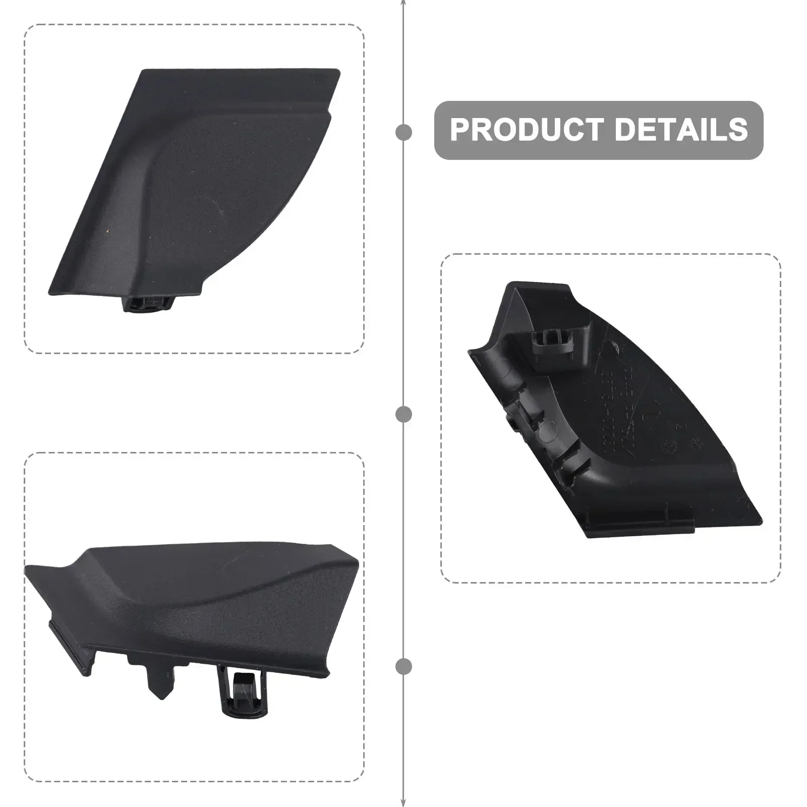 For Corolla 2020-2024 Windshield Side Cover Plastic Material Stable Characteristics Brand New Brightness Of Your Monitor