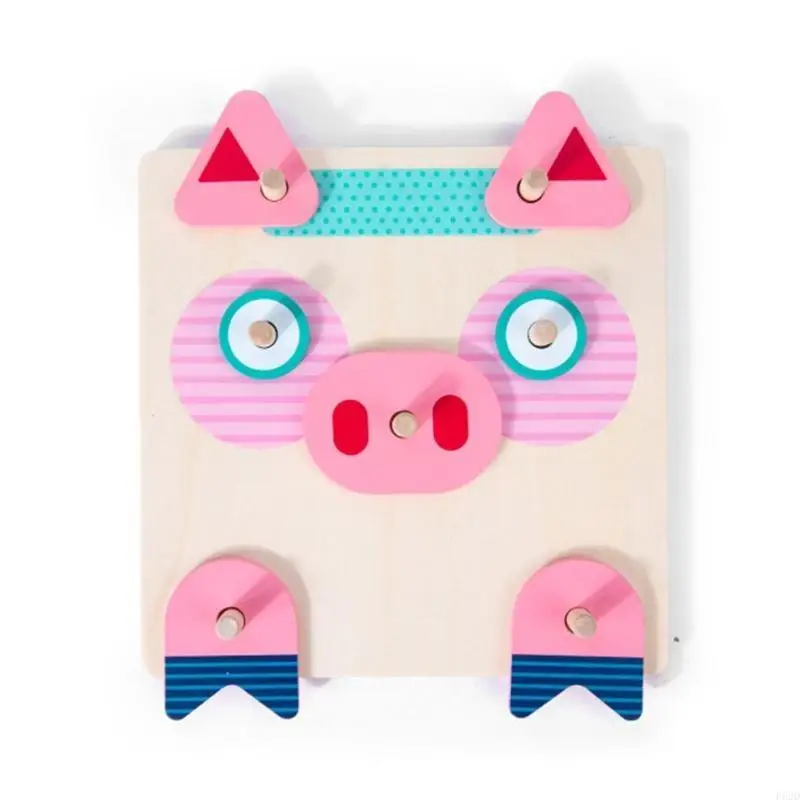 F62d 8.27x8.27in per il cambio legno creativo per il puzzle giocattoli giochi da tavolo da tavolo da puzzle a