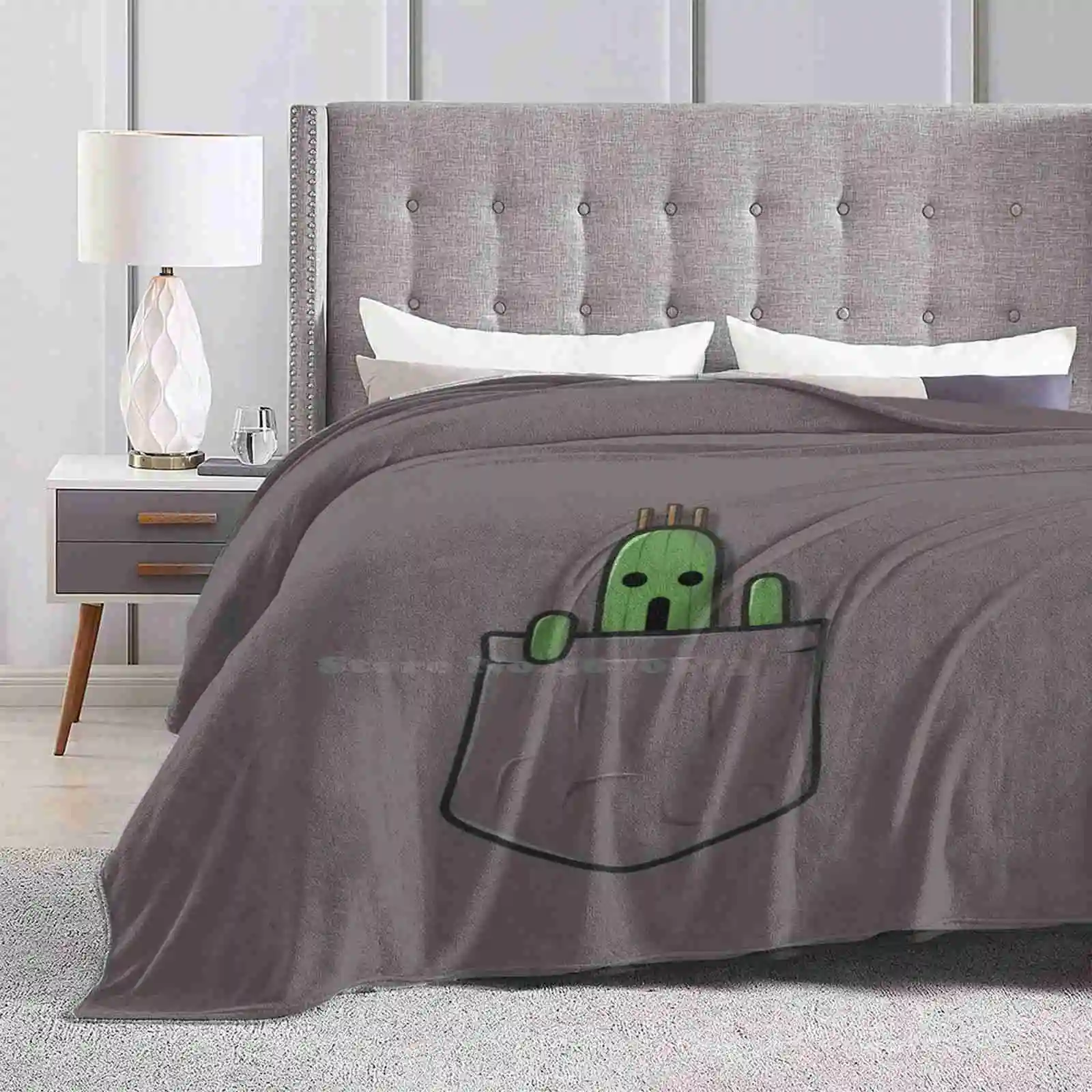 Little Pocket Cactuar Top Quality Comfortable Bed Sofa Soft Blanket Cactuar Final Fantasy Cactus Sabotender