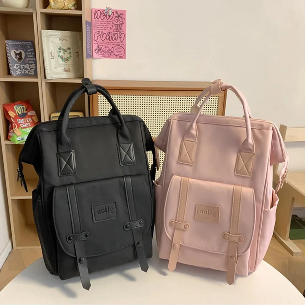 Nylon Mommy Backpack Large Capacity Multifunctional Baby Diaper Bag Anti Splash Water Portable Mommy Shoulder Bag Newborns Gift