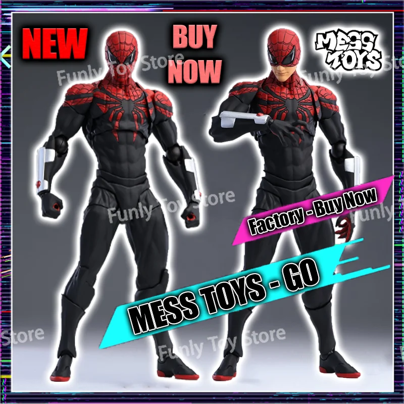 

New-Hot Mess Toys Superior Spider Man Doctor Octopus Messtoys Peter Parker Spiderman Neighbor Anime Action Figure Gifts Toys