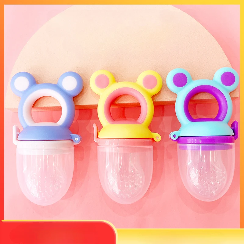 

Fresh Fruit Food Silicone Kids Nipple Feeding Safe Milk Feeder For Baby Pacifier Bottles Nipple Teat Nibbler