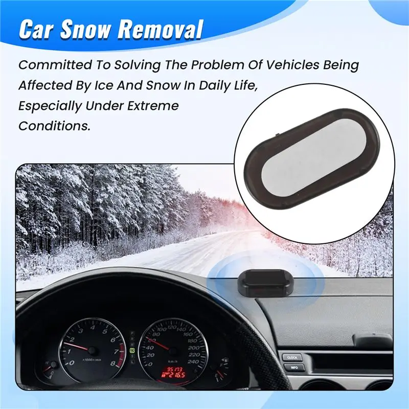 1 Piece Electromagnetic Snow Removal Device Practical De-Icer Multifunction Tool ABS