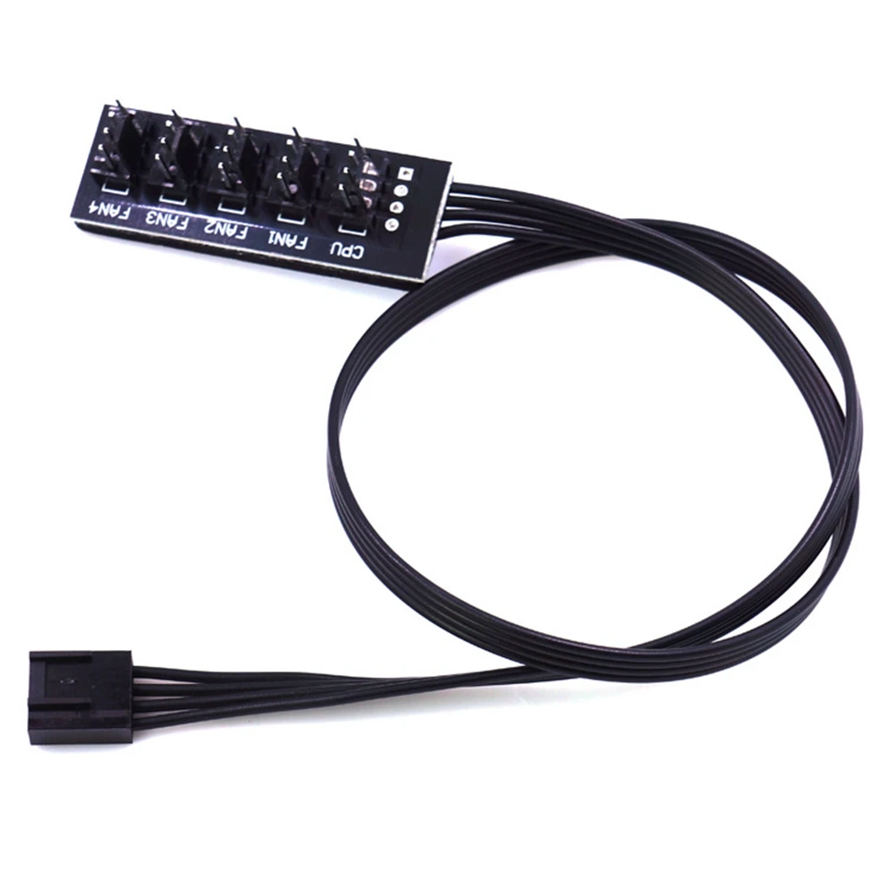 Activity 40cm 1 to 5 4-Pin Molex TX4 PWM Fan CPU HUB Splitter PC Case Chasis Cooler Extension Cable Adapter Controller