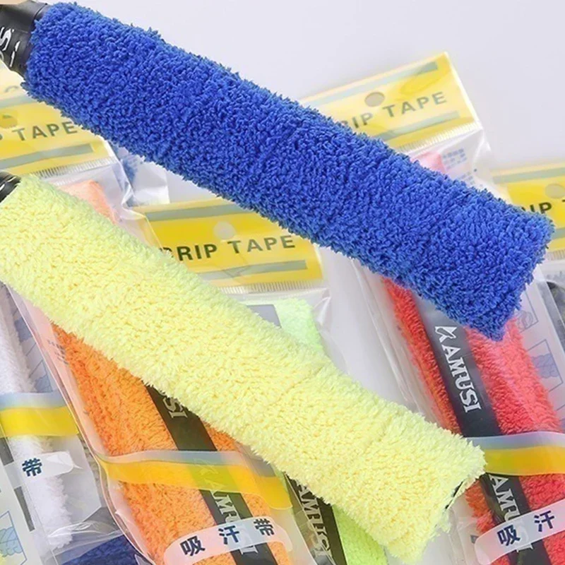 Badminton Racket Towel Grips Thickened Non-Slip Sweatband for Sport Tennis Racquet Fishing Rod Slingshot Overgrip Cover