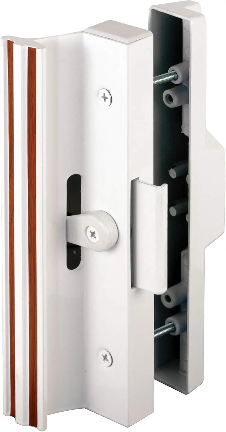

White Sliding Door Handle Set, Diecast Material, Single Pack for Easy Installation