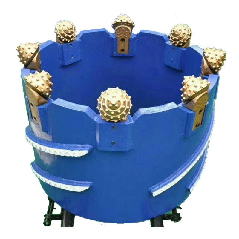 40 Inch 1200 mm Rock Drilling Core Barrels with Roller Bits for Drill Road Construction Borehole Rotary Piling Foundation