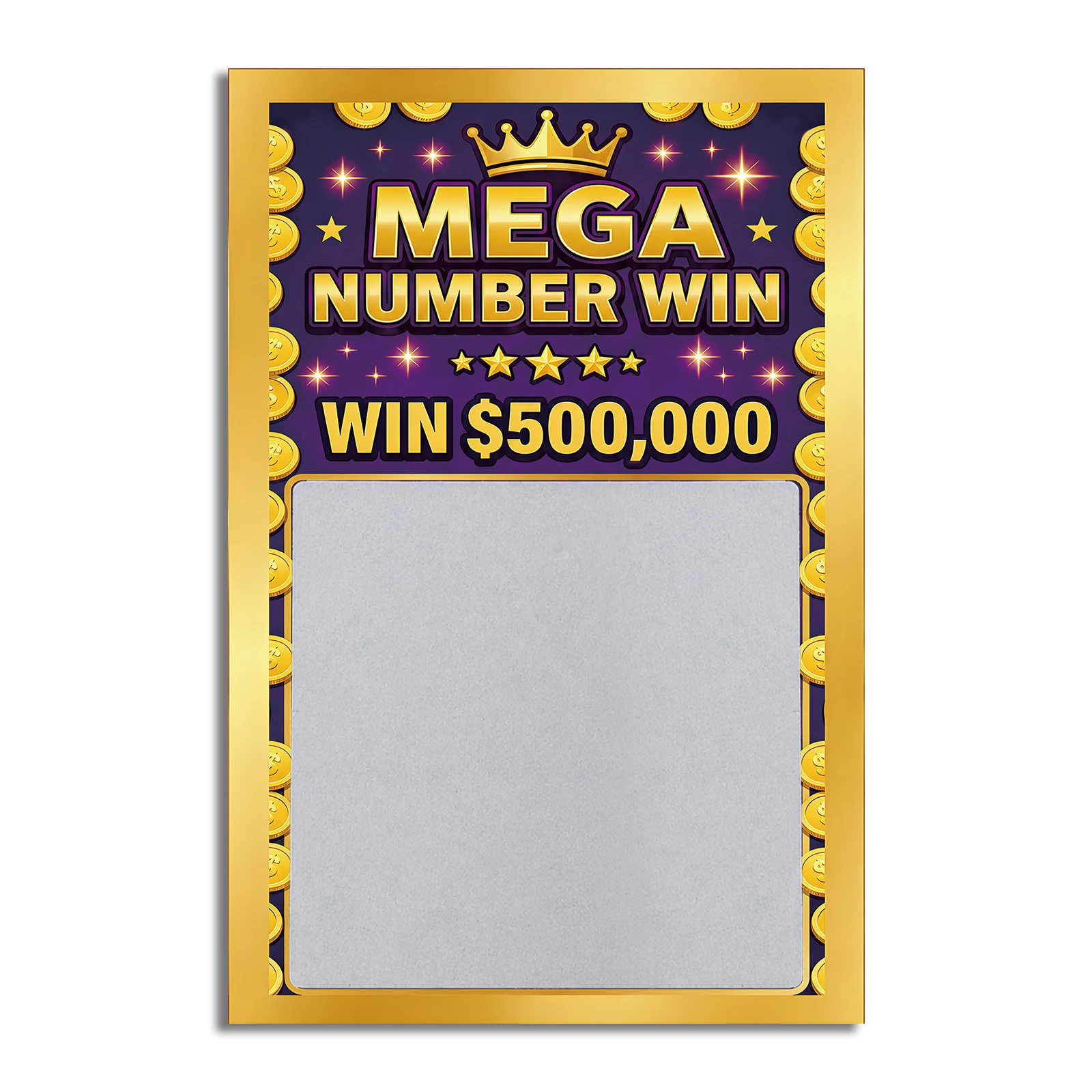 Novelty Scratch Card Game, Funny Prank Ticket for Parties, Family Gatherings and Friends, Fun Scratch-Off Entertainment Gift