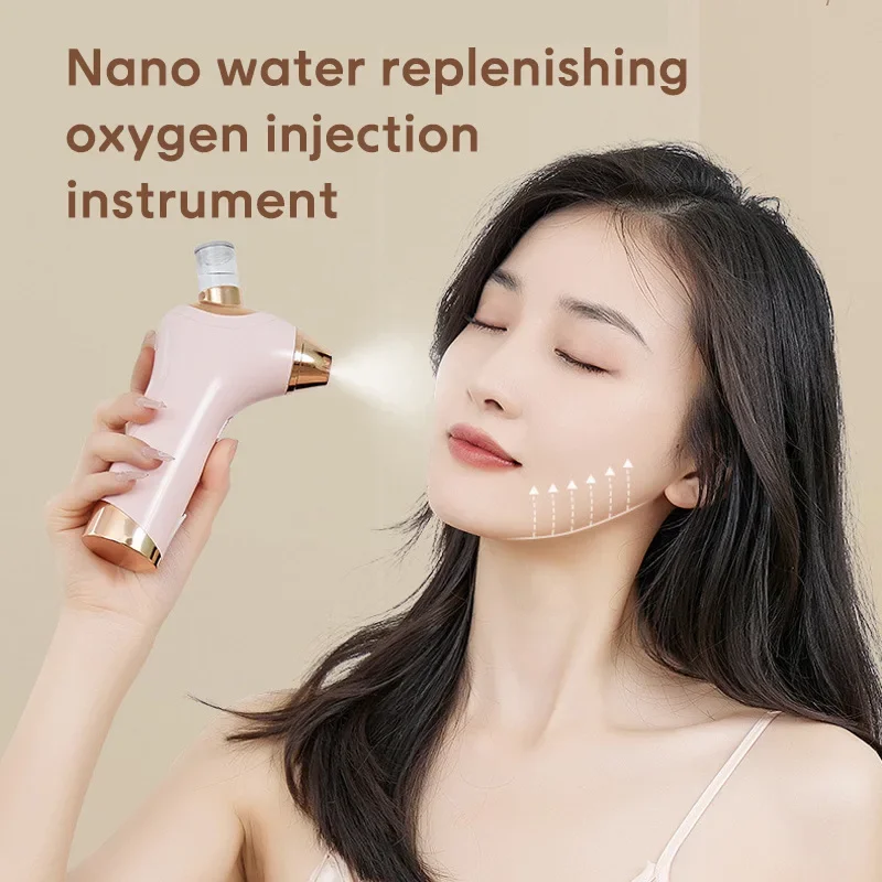 Dispositif d'hydratation par pulvérisation Nano, dispositif de beauté du visage, humidificateur, équipement de beauté par pulvérisation manuelle, Instrument d'injection d'oxygène