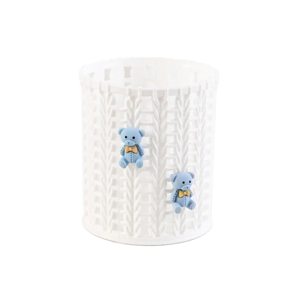 

Новый органайзер для канцелярии и косметики: мультяшный держатель для ручек и кистей, настольный органайзер