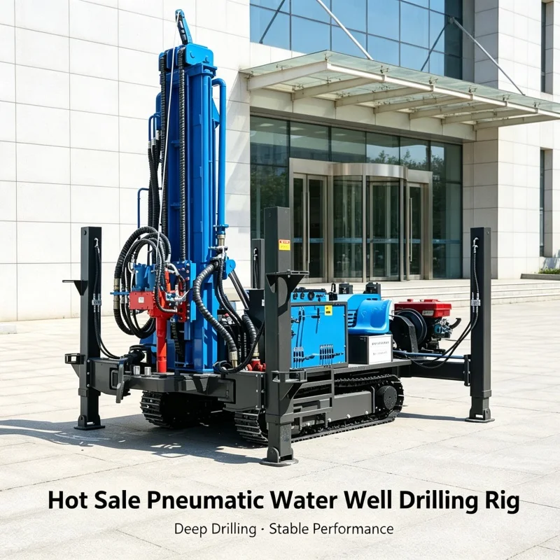 Customized Crawler‑type Pneumatic Percussion Water Well Drilling Rig for Village & Town Water Supply Deep‑well Construction