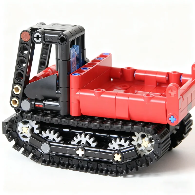 301 pièces MOC Mini Dumper sur chenilles modèle technique blocs de Construction assembler Construction cadeaux de noël bricolage jouet idée créative brique