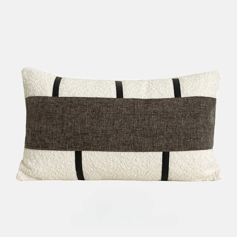 30x50/45X45/50x50CM Milk Coffee Throw Pillow Cover Modern Luxury Stamping Waist Cushion Cover Decor Home Decorative Pillowcase