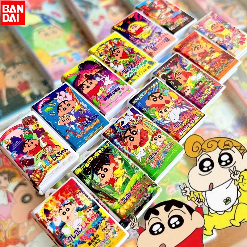 

Bandai Crayon Shinchan Миниатюрная модель видеоленты Gashapon Игрушка Модный декоративный подвесной орнамент Коллекционный предмет Капсульные игрушки
