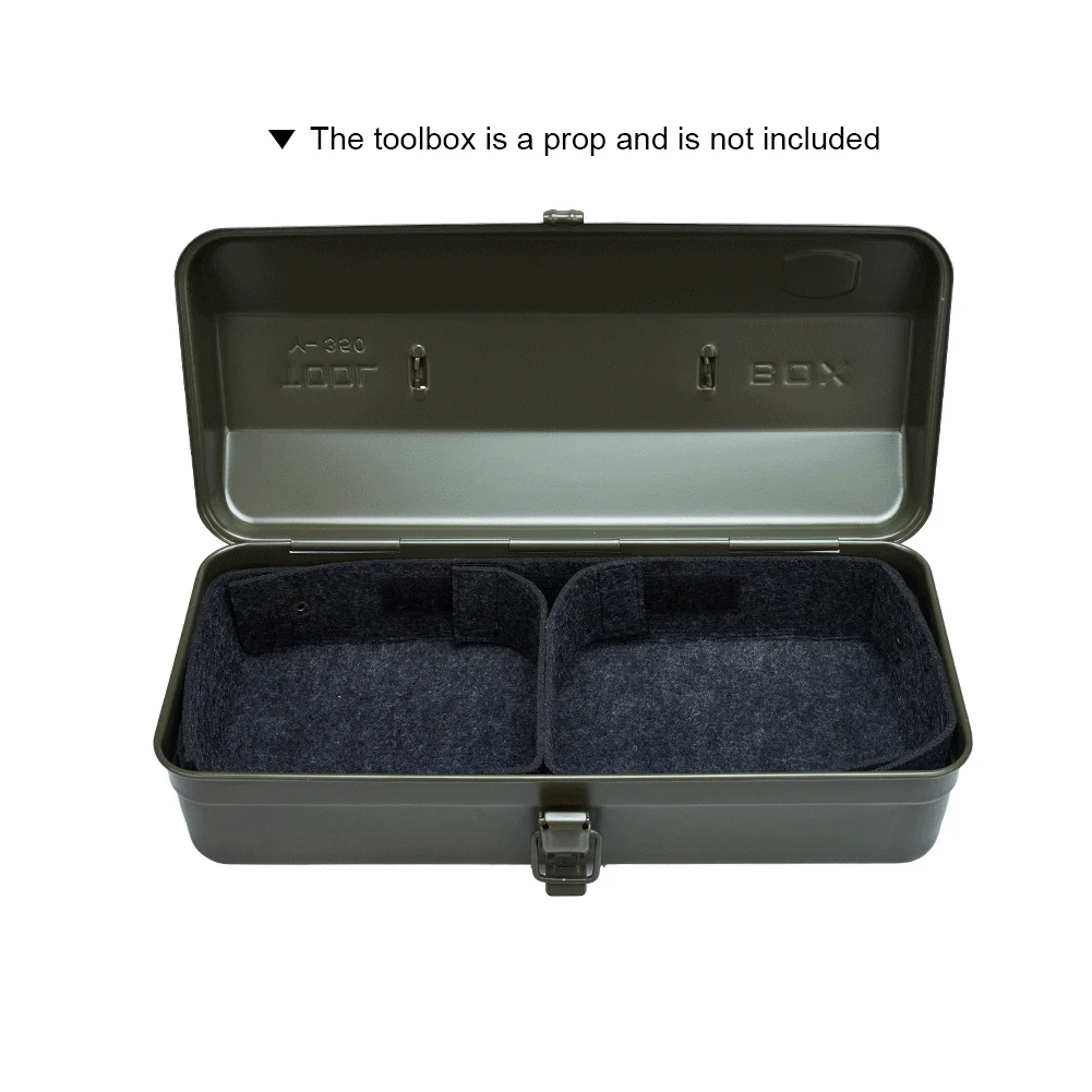 التقسيم الأدوات بطانة المضادة للانزلاق ورأى الأدوات إدراج المنظم ل Y350 الحديد الأدوات بطانة الحقيبة الداخلية في الهواء الطلق نزهة التخييم