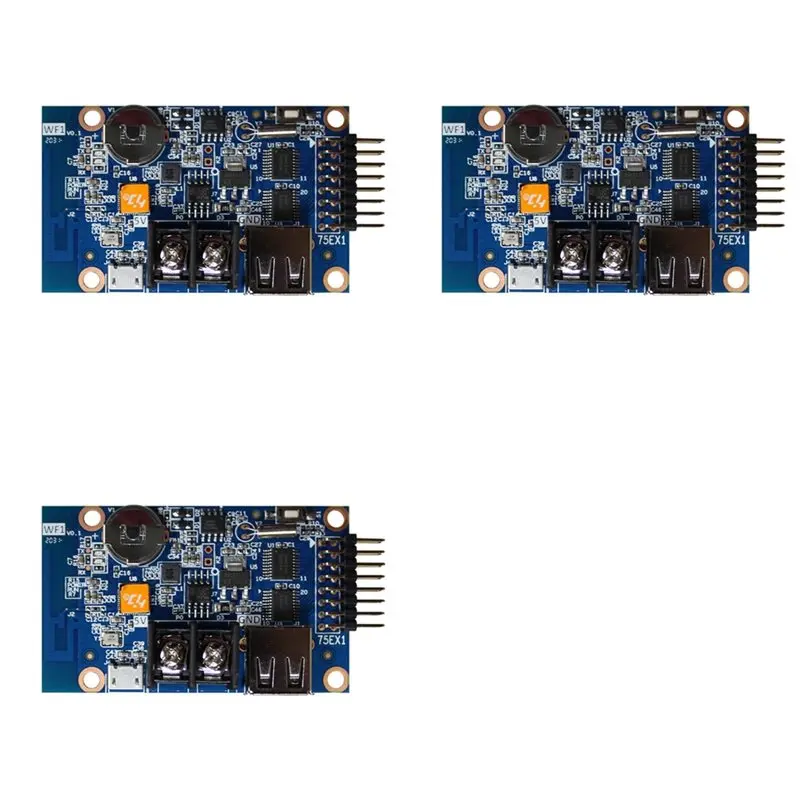 3X Full Color Module Controller WF1 Board P3 P4 P5 P10 LED For Matrix Digital Panel