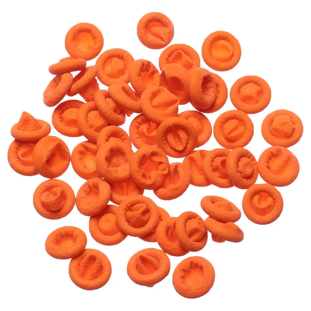 100PCS Cleaning  Accessories Natural Latex Fingertip Protective Orange Finger Cots Finger Cover Rubber Gloves Protector Gloves