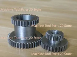 2PCS Double gear for Mini lathe T43xT31 / T30xT18 Teeth Dual Dears Metal gears Lathe
