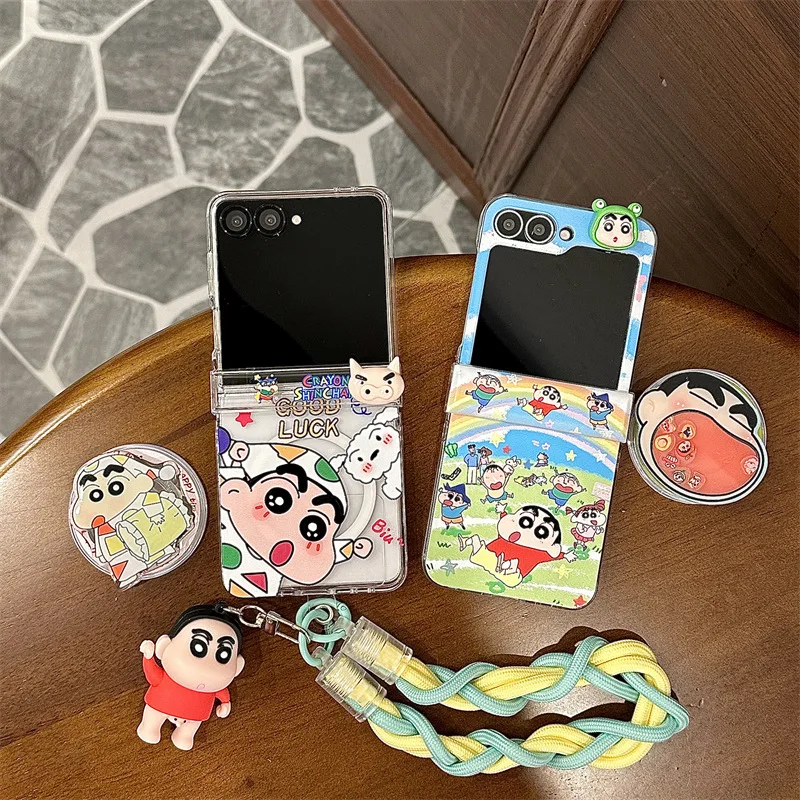 

Cartoon Cross Dressing Boy Magsafe for Samsung Galaxy Z Flip 7 6 5 4 Protective Back Cover for ZFlip5 ZFlip6 ZFlip7 Case Shell