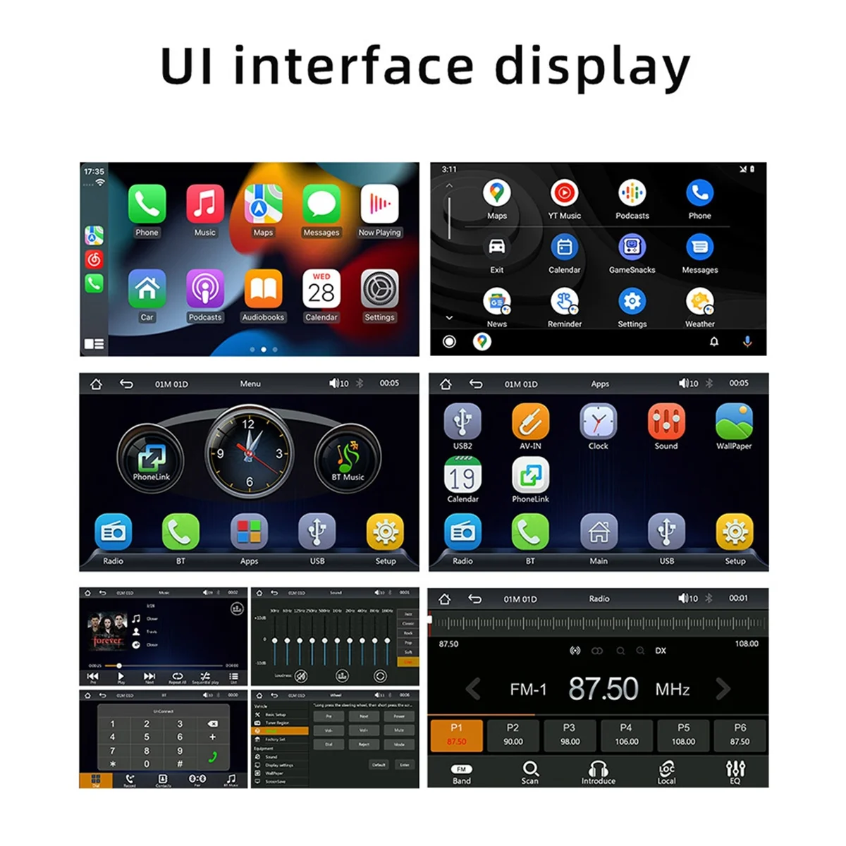 

1 Din 5 Inch Car MP5 Navigation Player Stereo Smart Bluetoot Super Deal droid Auto