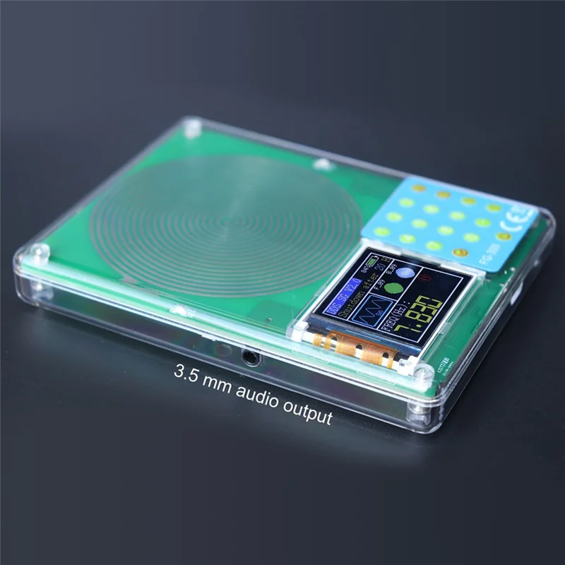 M02K-Function Signal Generator 0.001Hz-200Khz Signal Generator 1.8-Inch TFT Display Sine+Square+Triangle+Sawtooth Waveform