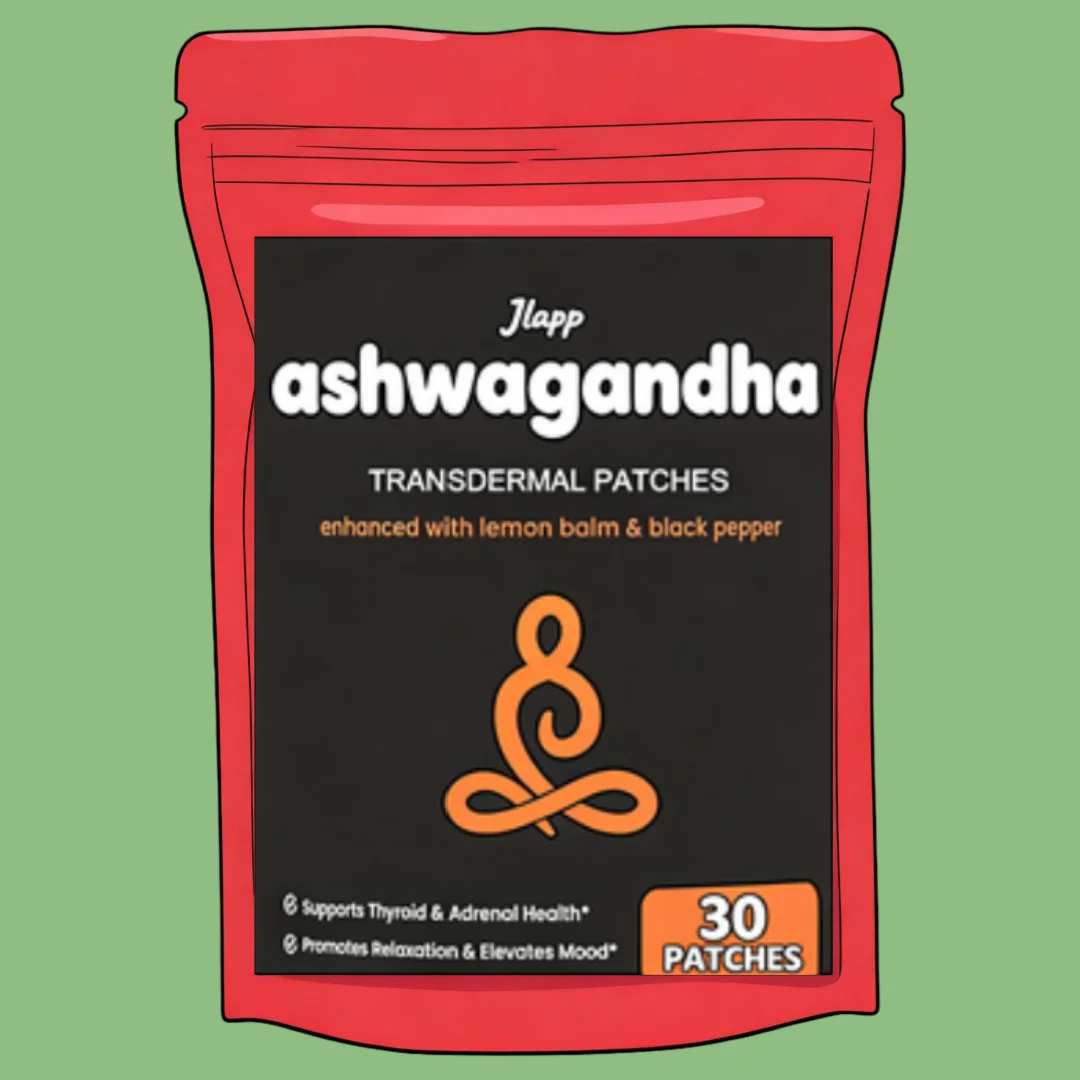 Ashwagandha Transdermal Patches Natural Energy, Performance & Mood Support 30 Patches