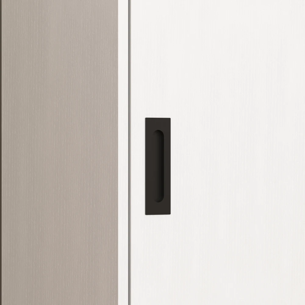 Glas-Schiebetür, 3 Schubladen, modernes Sideboard, Küche, Buffetschrank für Flure, Eingänge, Küche, Arbeitszimmer – Detail 8