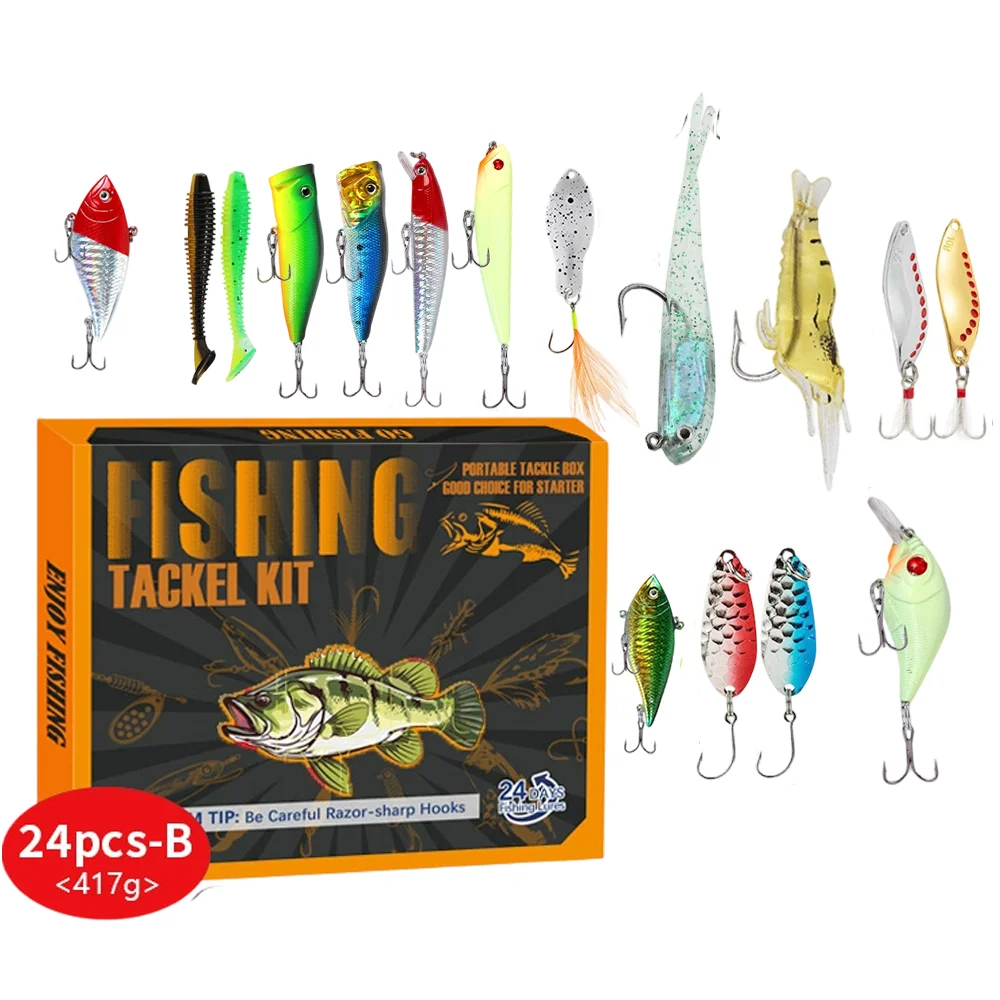 QQE 釣り用ルアーセット。人工ルアー、プロ仕様の釣り用アク - Fishing のレビューと価格