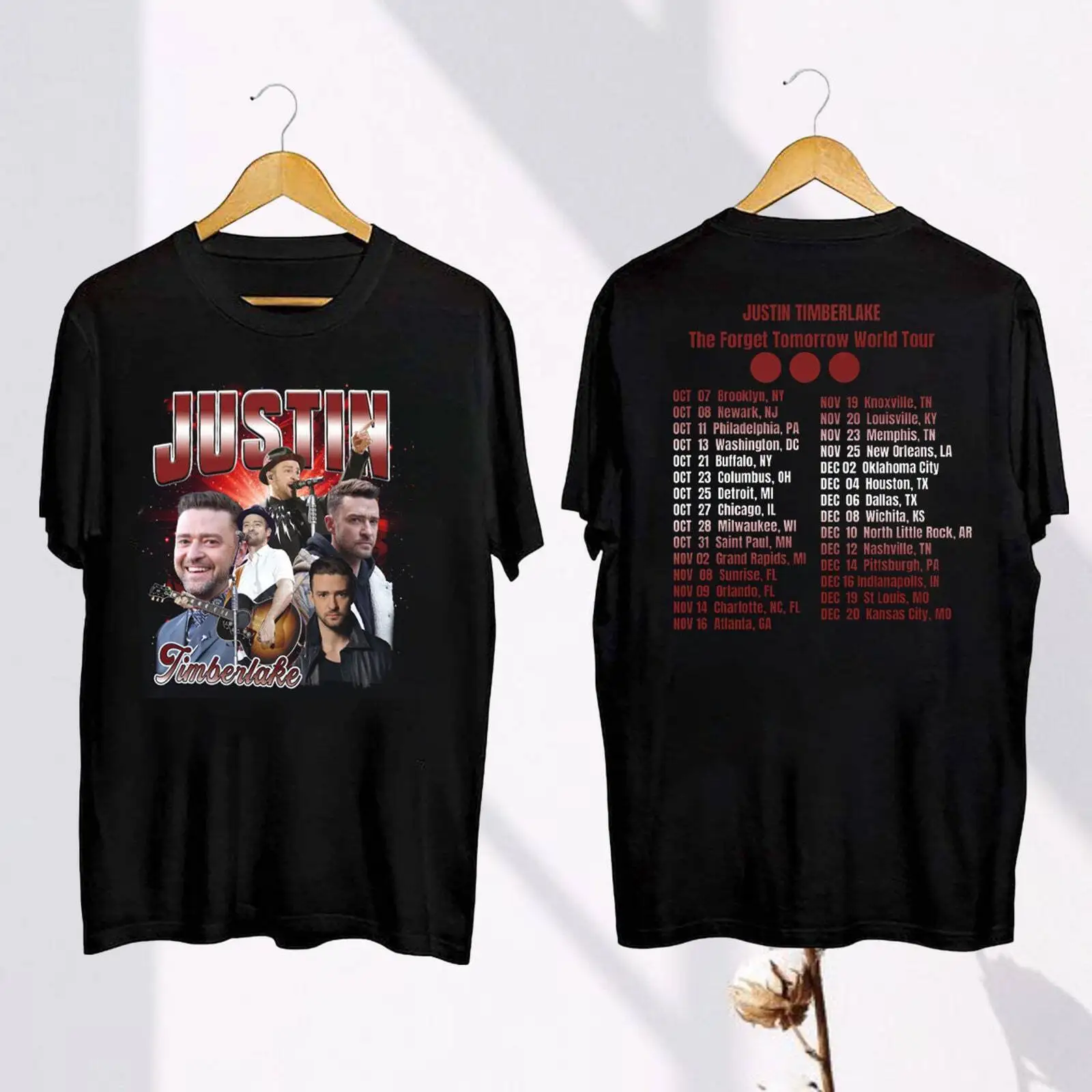 Justin Timberlake Fall Tour 2024 Shirt, Forget Tomorrow Tour 2024, Justin Timber