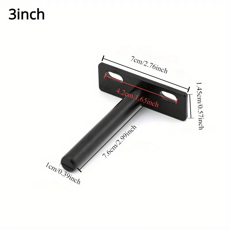 2PCS 3/4/5inch Floating Wall Shelf Support Brackets for Heavy Duty Bracket Folding Shelf Support Bracket Hidden