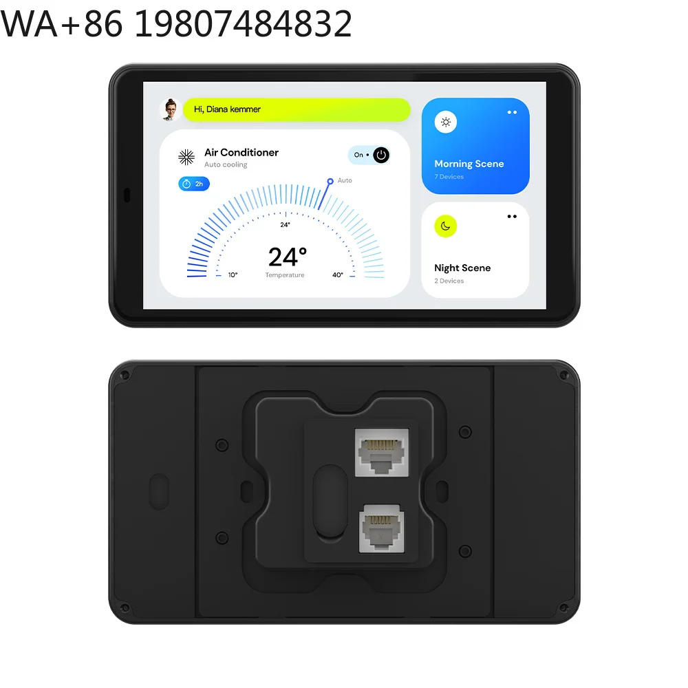 5.5 Inch LTE 4G POE Smart Home Touch Panel Android System RJ45 Port Zigbee Gateway Home Scene Automation Controller