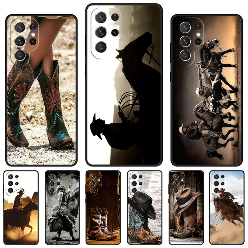 

Extreme Sport Rodeo Cowboy Lasso phone case For Samsung Galaxy S24 S23 S22 Ultra Note 10 20 Plus S8 S9 S10 S20 S21 FE Cover