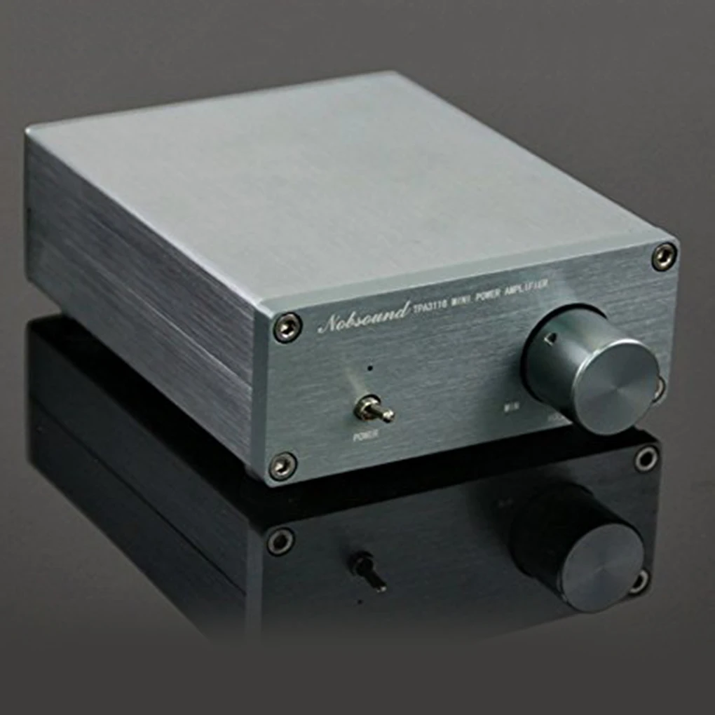 

Aluminium Alloy Power Amplifier HiFi Stereo Digital Professional 2 Channel Brushed Engraved Music Amplifying Module