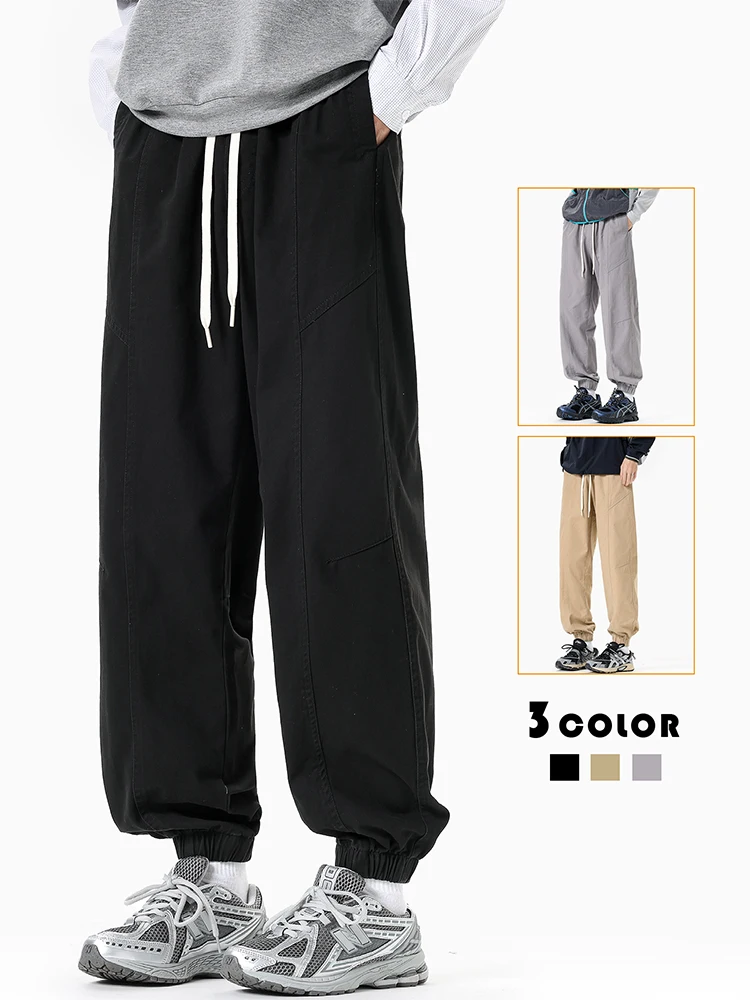 

Youth Casual Loose Straight Leg American Sle Workwear Pants Outdoor Hiking Trousers Spring Autumn Trendy Brand Cotton