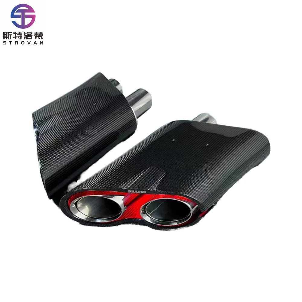 

2019-2024 New Carbon Fiber Exhaust Tips for W464 G500 G550 Factory-Manufactured"