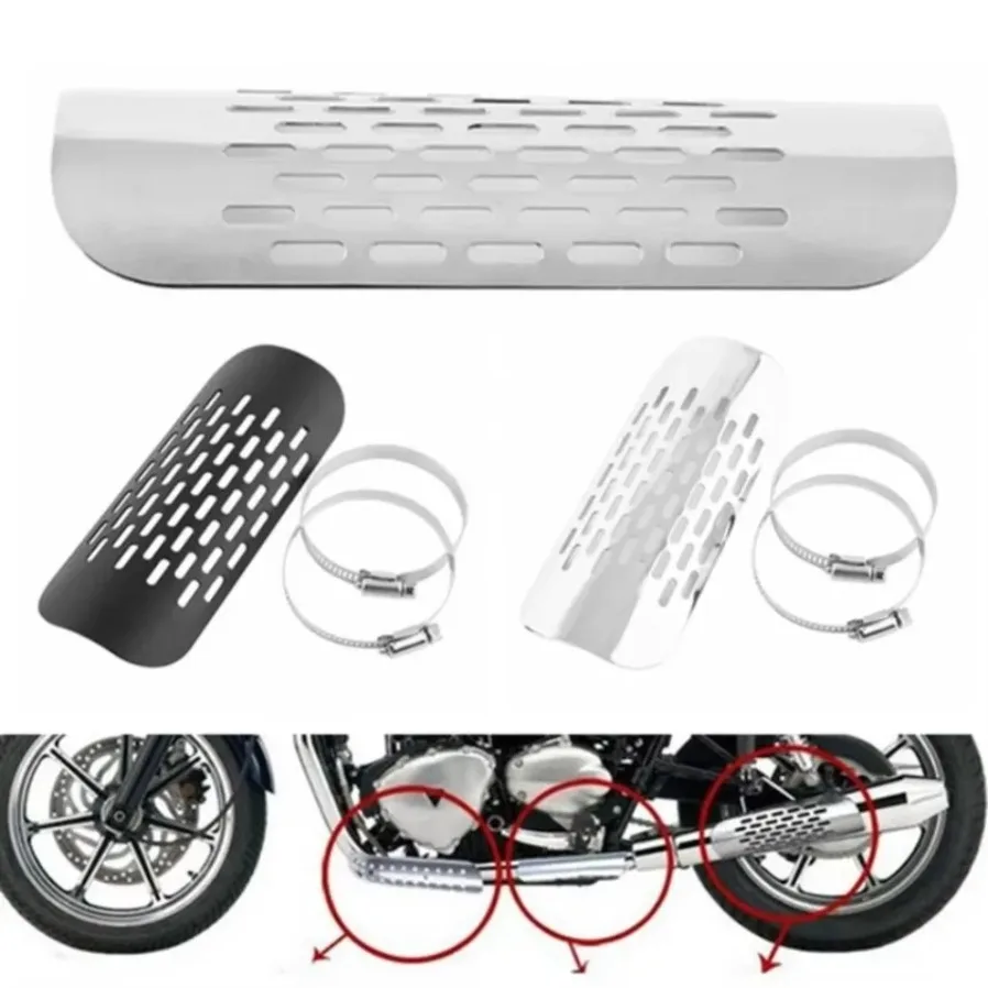 Мотоцикл Выхлопная труба Теплозащитный экран Защитная крышка Аксессуары 1 КОМПЛЕКТ. Мотоцикл Выхлопная труба Теплозащитный экран Защитная крышка Аксессуары 1 КОМПЛЕКТ.