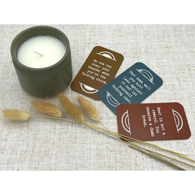 Sweary Affirmation Cards Encouragement Quote Cards for Women Men